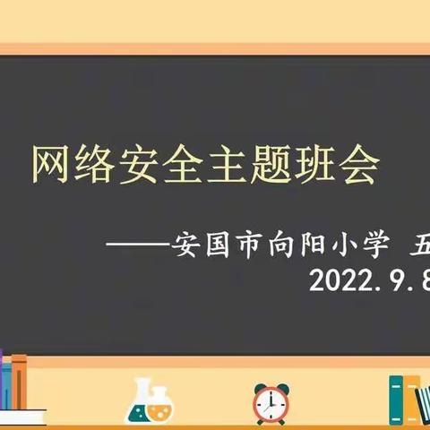 “网络你我他，安全靠大家”向阳小学网络安全教育活动进行时