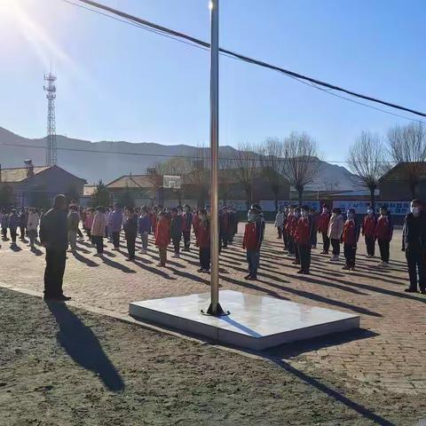 步古沟镇白虎沟中心小学“二十大金句进校园”活动