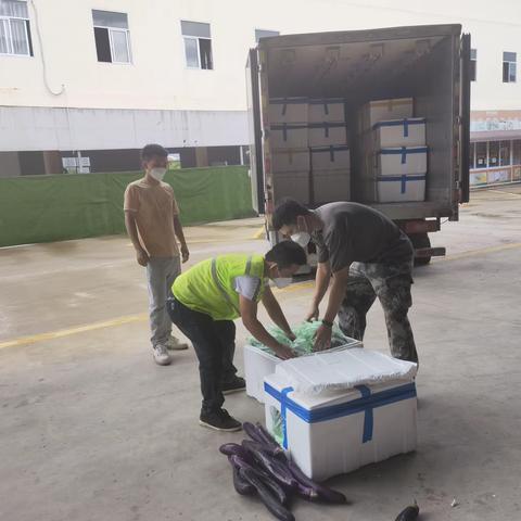 菜篮子公司在农投公益性批发市场筹备“美菜商城”菜篮子专区线上订单物资