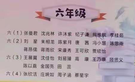 当有凌云志，不负少年时——淮安市吴城中心小学六年级期中表彰