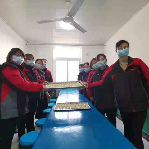 情暖冬至，与爱同行——岐山分公司组织员工包饺子迎冬至活动