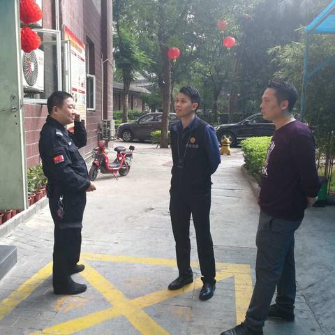 站好一班岗  守护每一天——民治安监办“年三十”安全检查工作