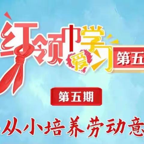 从小培养劳动意识              ——红领巾爱学习第五季第5期