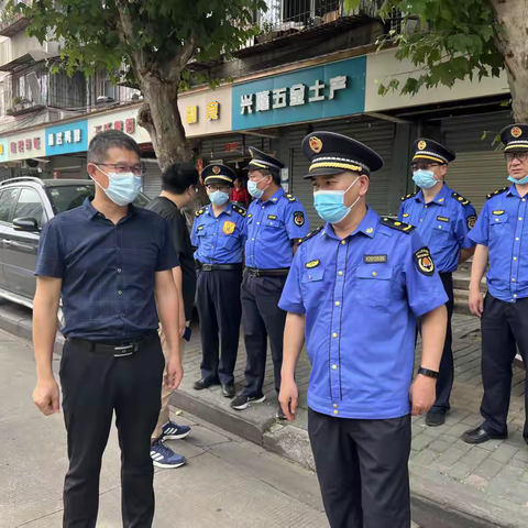 洲头街开展高考环境保障集中整治行动