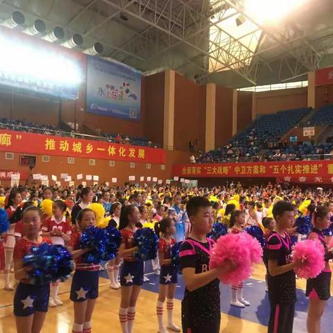 2019年全民健身季中卫市首届中小学啦啦操、节奏体语操比赛