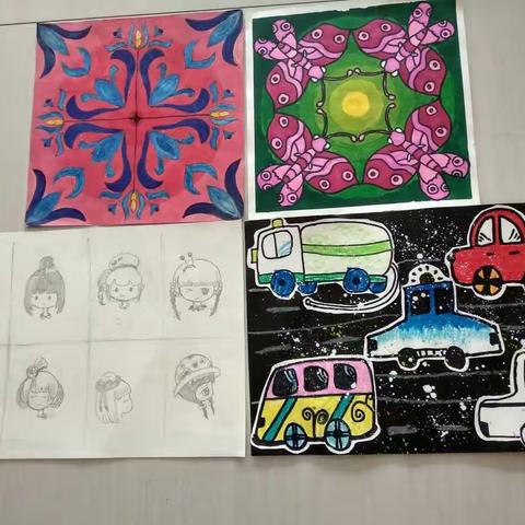 女儿暑假精美作品