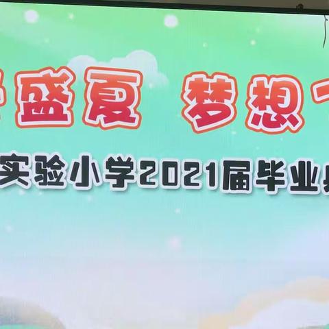 花开盛夏      梦想飞扬                             回浦实验小学2021届毕业典礼      六（2）班茶话会