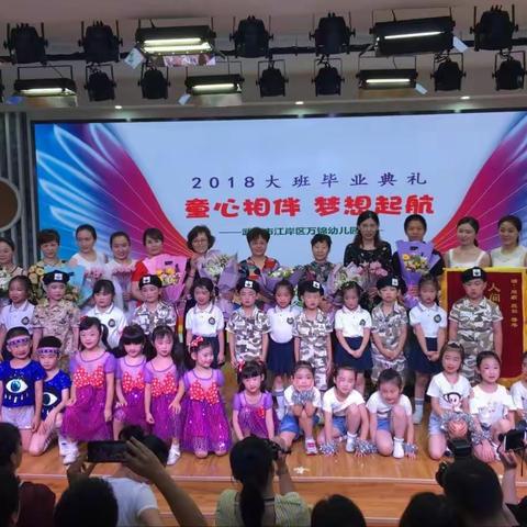 “梦想启航童心飞扬”——2018年6月武汉市江岸区万锦幼儿园大班毕业典礼