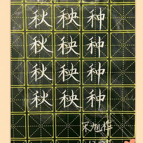 规范书写粉笔字 夯实教学基本功（四十七）