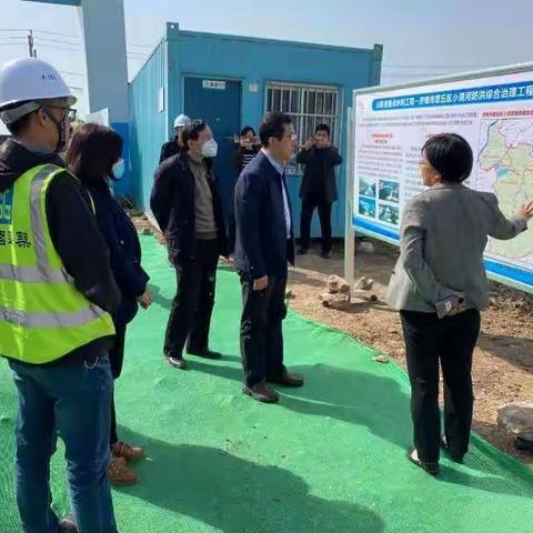 王学军赴章丘区调研绣江河治理工程