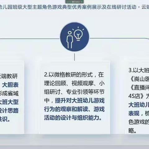 2022年湖南省幼儿园班级大型主题角色游戏典型优秀案例展示及在线研讨活动游戏反思（11月25日上午）