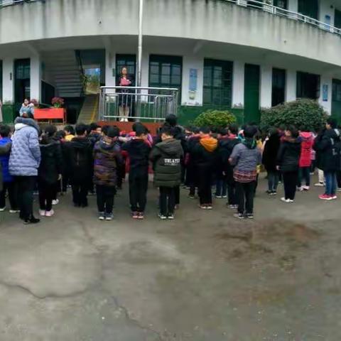 “新学期，新气象”小江口完小开学典礼