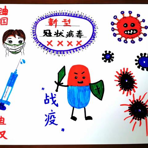 抗击病毒    人人有责      一一中队预防新型冠状病毒肺炎在行动