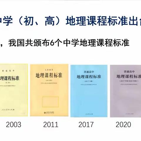 关于开展【地理课程标准一体化解读及实施建议】的学习总结