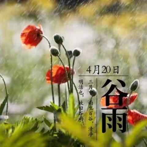 二十四节气之谷雨