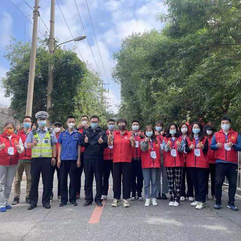 今朝亮剑 太平里社区为高考学子加油助力