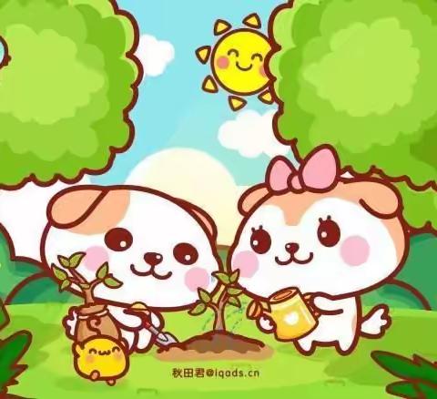 “拥抱春天”                                                    中二班植树节主题活动