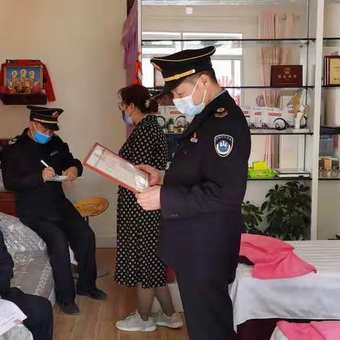 从严从快抓落实  蓝盾护航保健康