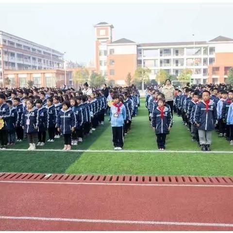 【文明校园】“做一个诚实守信的人”——滨江小学1806班升旗仪式