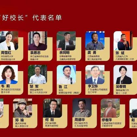 龚勇校长荣获第三届“中国好校长”代表——获奖感言