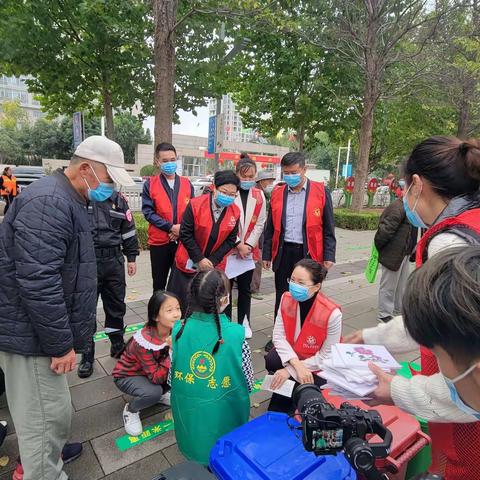 梁园区平原街道开展“文明城市 志愿有我”志愿活动