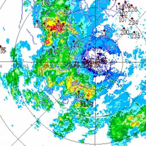 一四一团成功防雹迎来倾盆大雨