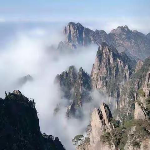 冬日的黄山，人间仙境，美不胜收