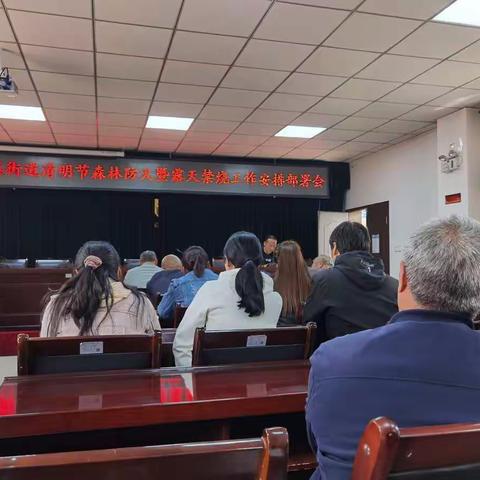 先手棋 | 引镇街道召开清明节森林防火暨露天焚烧工作推进会