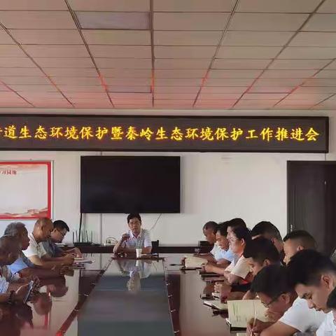 引镇街办召开生态环境保护暨秦岭生态保护工作推进会