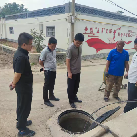 【樊村镇】镇长张耿毅、镇党委副书记孙雷庭到沙坡村督导“五星”支部创建、精品村建设工作