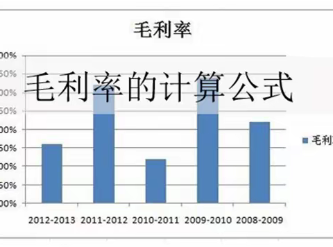 毛利率的计算公式