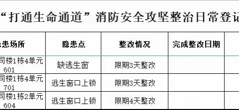 消防办日常工作简报 12月4日 星期日