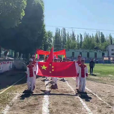 小小石榴籽，学习二十大，争做好队员，伊宁县喀什镇托提温小学庆六一活动,