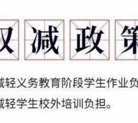 减负增效促成长，落实双减提质量——九龙镇新墩小学“双减”工作掠影