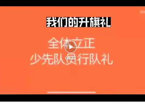 市十三小/同心携手 共抗疫情线上升旗仪式暨主题班会课