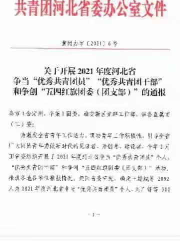 永年大队专职队员喜获省团委表彰