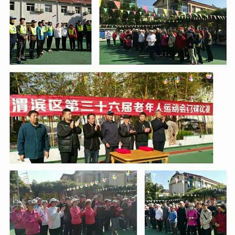 渭滨区第三十六届老年人运动会门球赛圆满完成