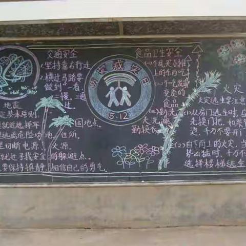 梨河镇吴庄小学“全国防灾减灾日”活动