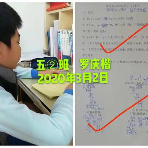 白沙县一小五（2、4）班线上学习    （第四周）