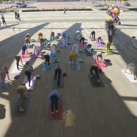 南湖一号门的瑜伽公开课———畅快呼吸，回归自然。