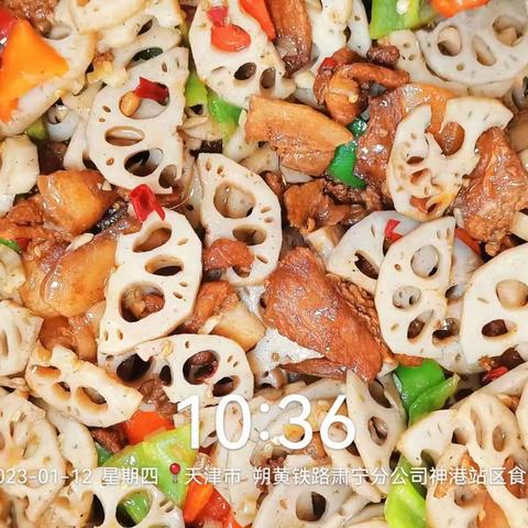 天津神港站区1月12日菜品图片