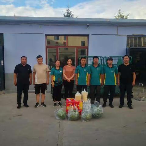 兴安盟分公司斯琴副总经理带队到突泉慰问督导工作