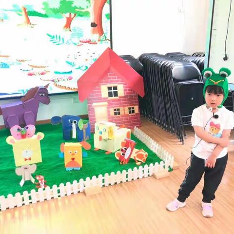 小二班小手拉大手亲子制作动物展