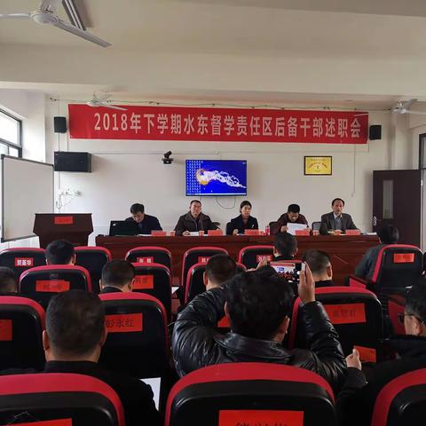 海阔任潮涌，风劲好扬帆——水东督学责任区举行后备干部述职大会