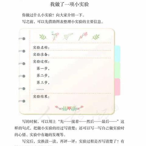 习作：我做了一项小实验