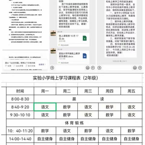 【两看两讲两比】 长葛市实验小学二年级组线上教学活动