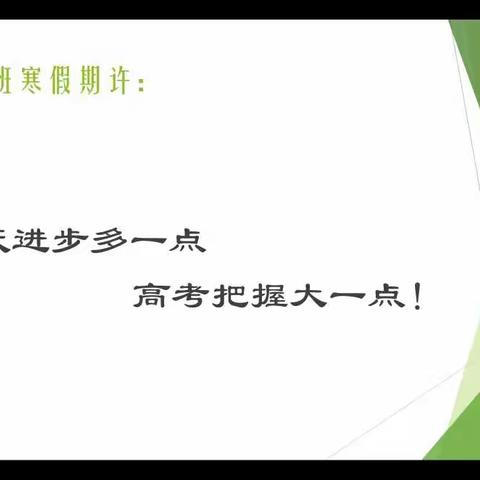 朝碧海而暮苍梧 睹青天而攀白日——【高二15班】寒假纪实