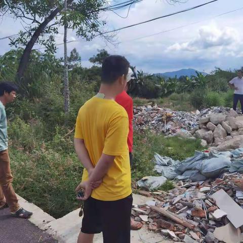 东方村大力推进人居环境建设之治理偷倒建筑垃圾篇