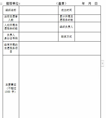 关于开展2021年度龙河镇“四个100” 志愿服务先进典型推选活动的通知