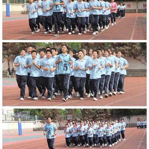 跑出精彩，靓出青春——郑州63中举行七年级方阵跑比赛